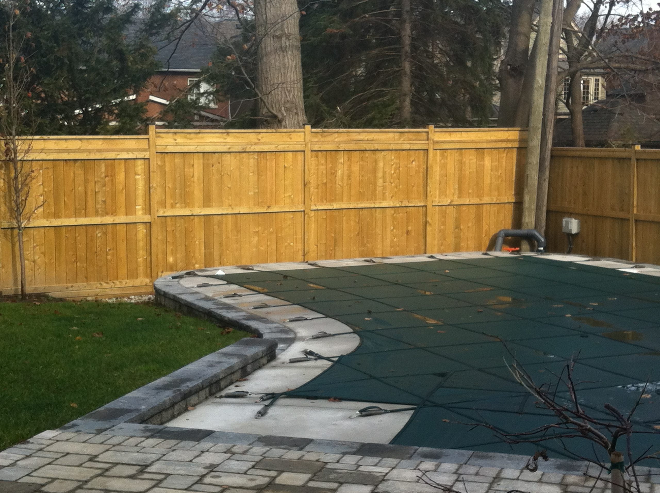 Backyard Fence Build